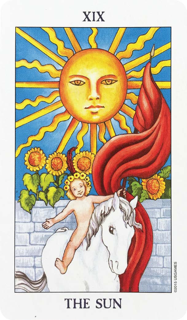 El Colgado Y El Sol Tarot