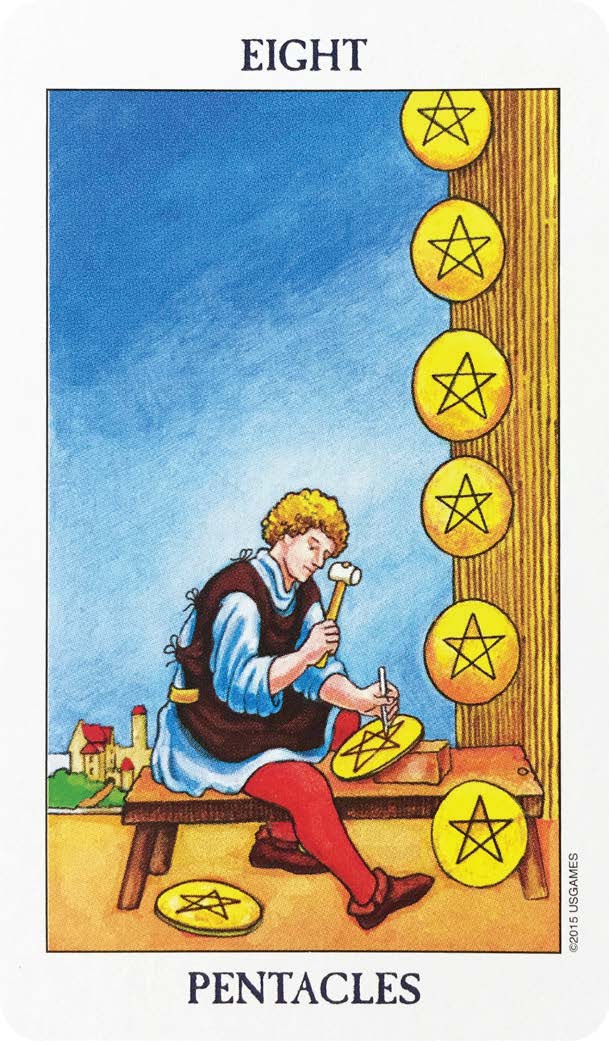 El Colgado Y El Sol Tarot